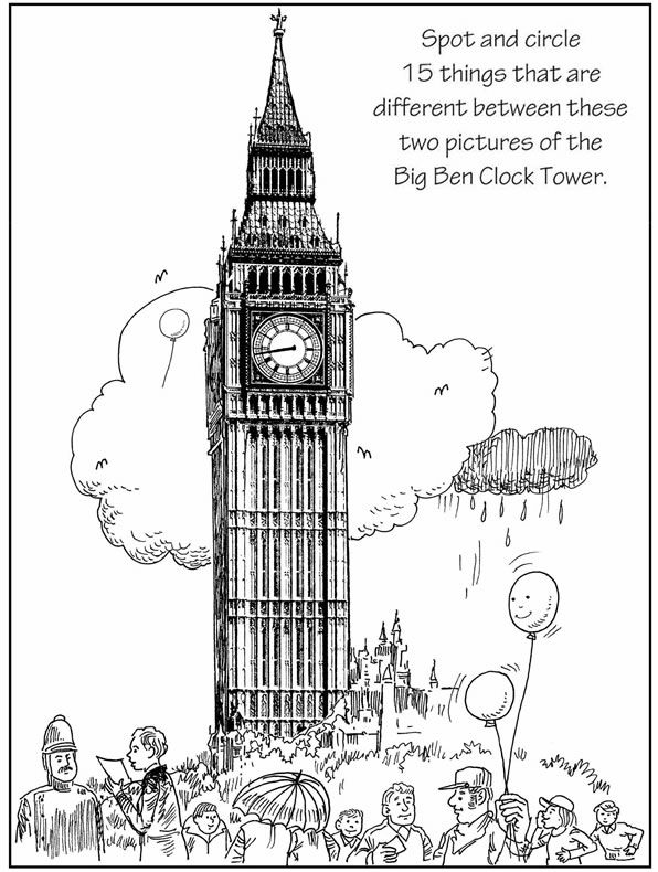 596x790 Spot The Difference Big Ben