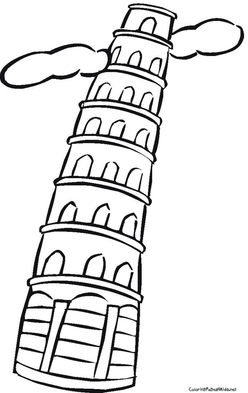 Leaning Tower Of Pisa Pencil Drawing at GetDrawings | Free download