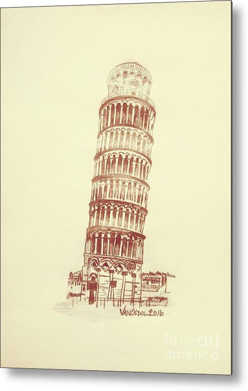 Leaning Tower Of Pisa Pencil Drawing at GetDrawings | Free download