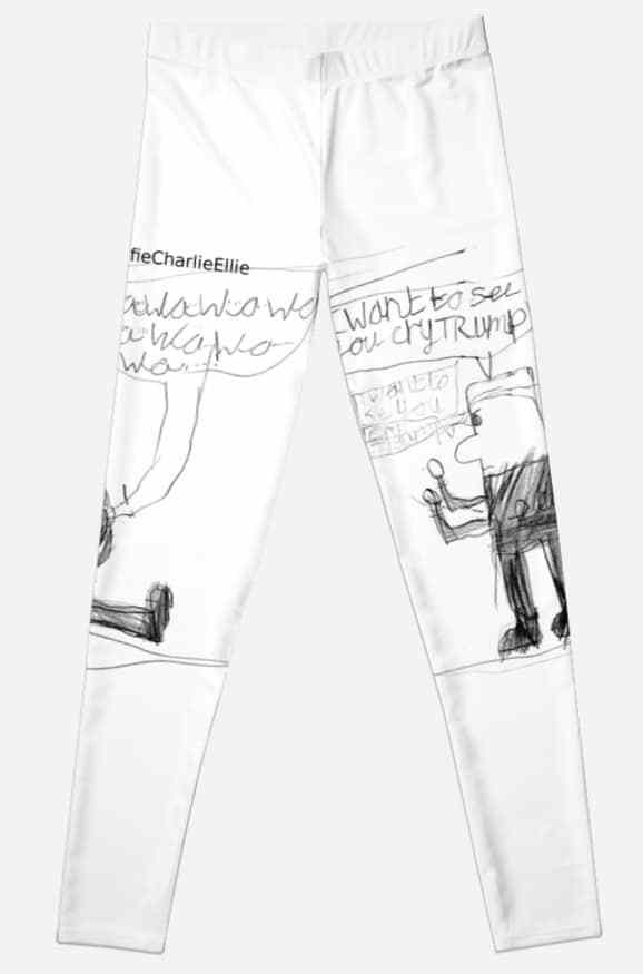 578x875 Cry Trump Leggings