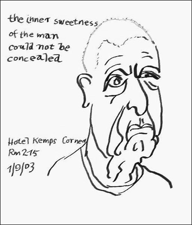 666x778 Art By Leonard Cohen The Inner Sweetness