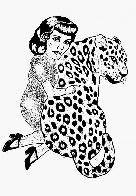 450x650 Leopard Girl