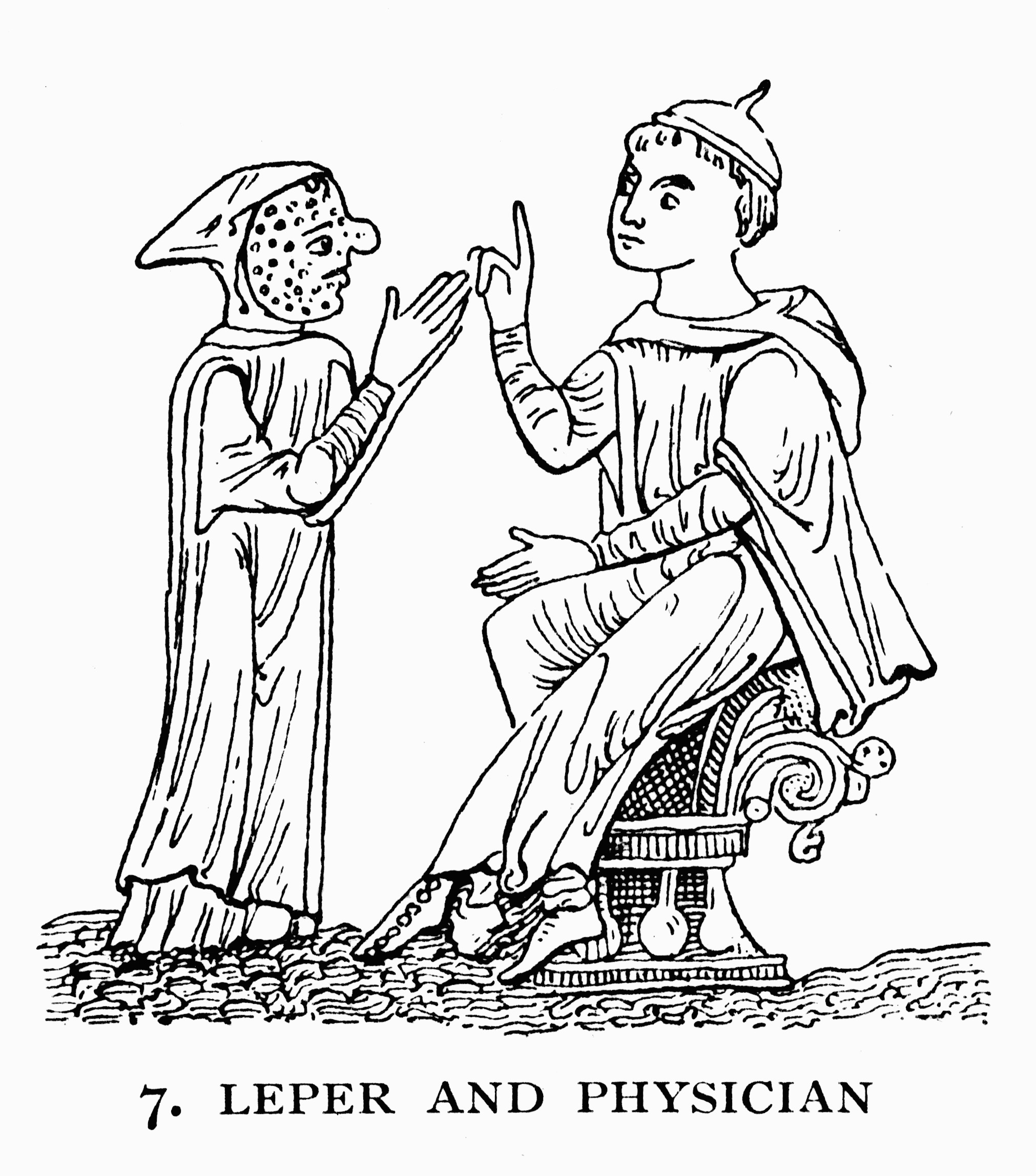 2022x2295 Expulsion Of A Leper (City Of London Letter Book, 1372) The Lost