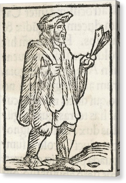 431x622 A 16th Century Leper Walks Drawing By Mary Evans Picture Library