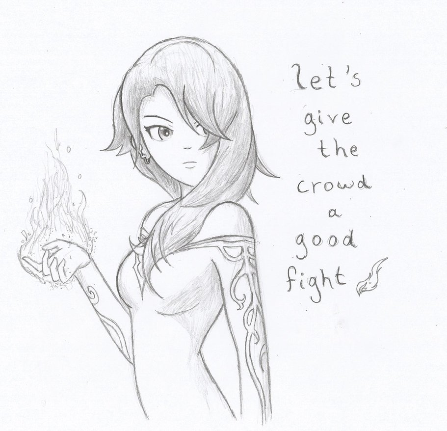 911x878 Let's Give The Crowd A Good Fight ~ By Fl00rmaster
