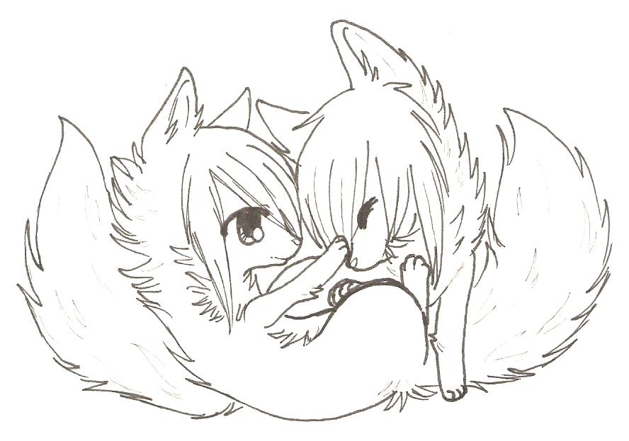 888x623 Lets Play. Chibi Lineart By Marshmallowcream