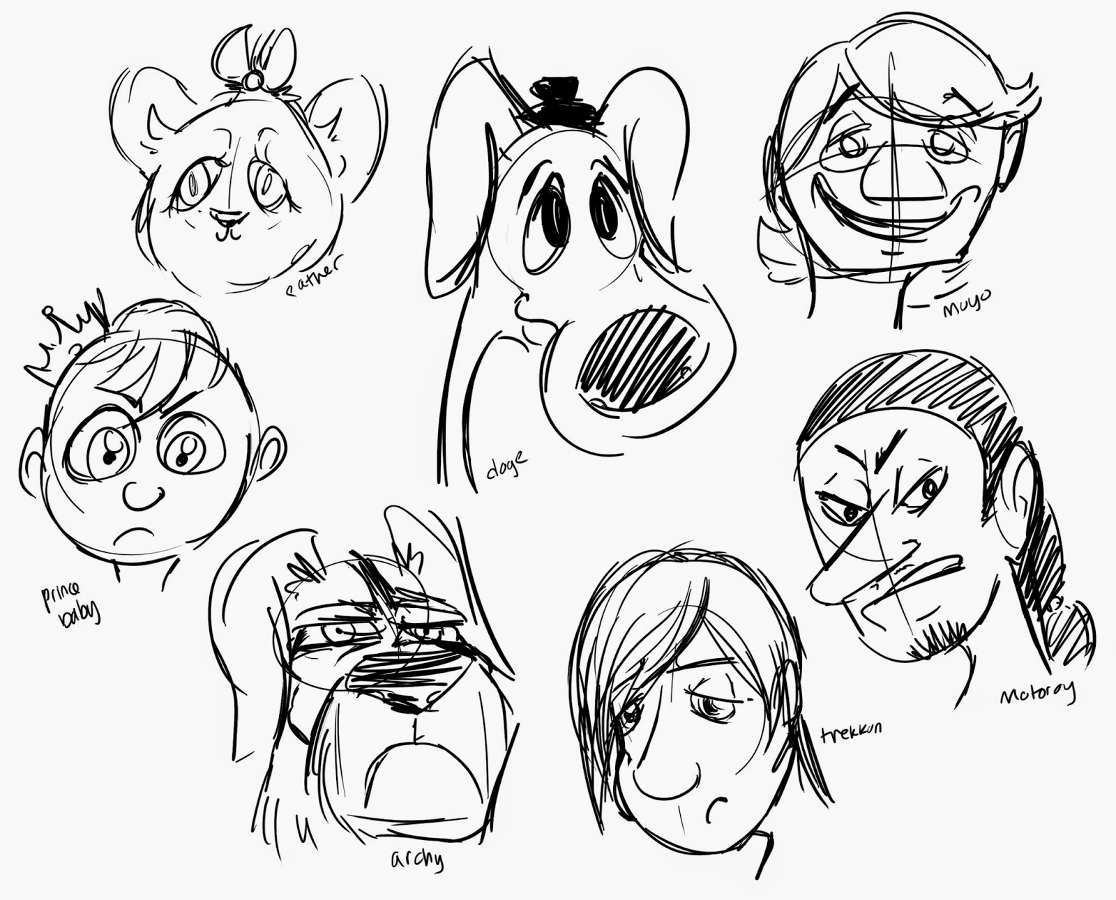 1600x1291 Michelle Rakar's Art Cave Let's Draw Some Characters