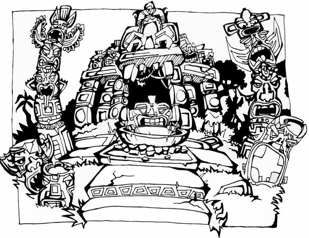 1019x784 Crash Bandicoot Temple Ruins Level Concept By Rhartbusiness93