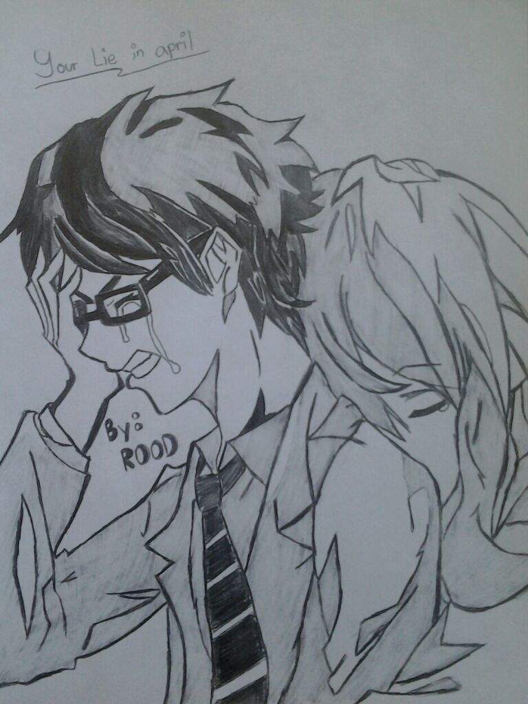 768x1024 My Drawing Of Your Lie In April