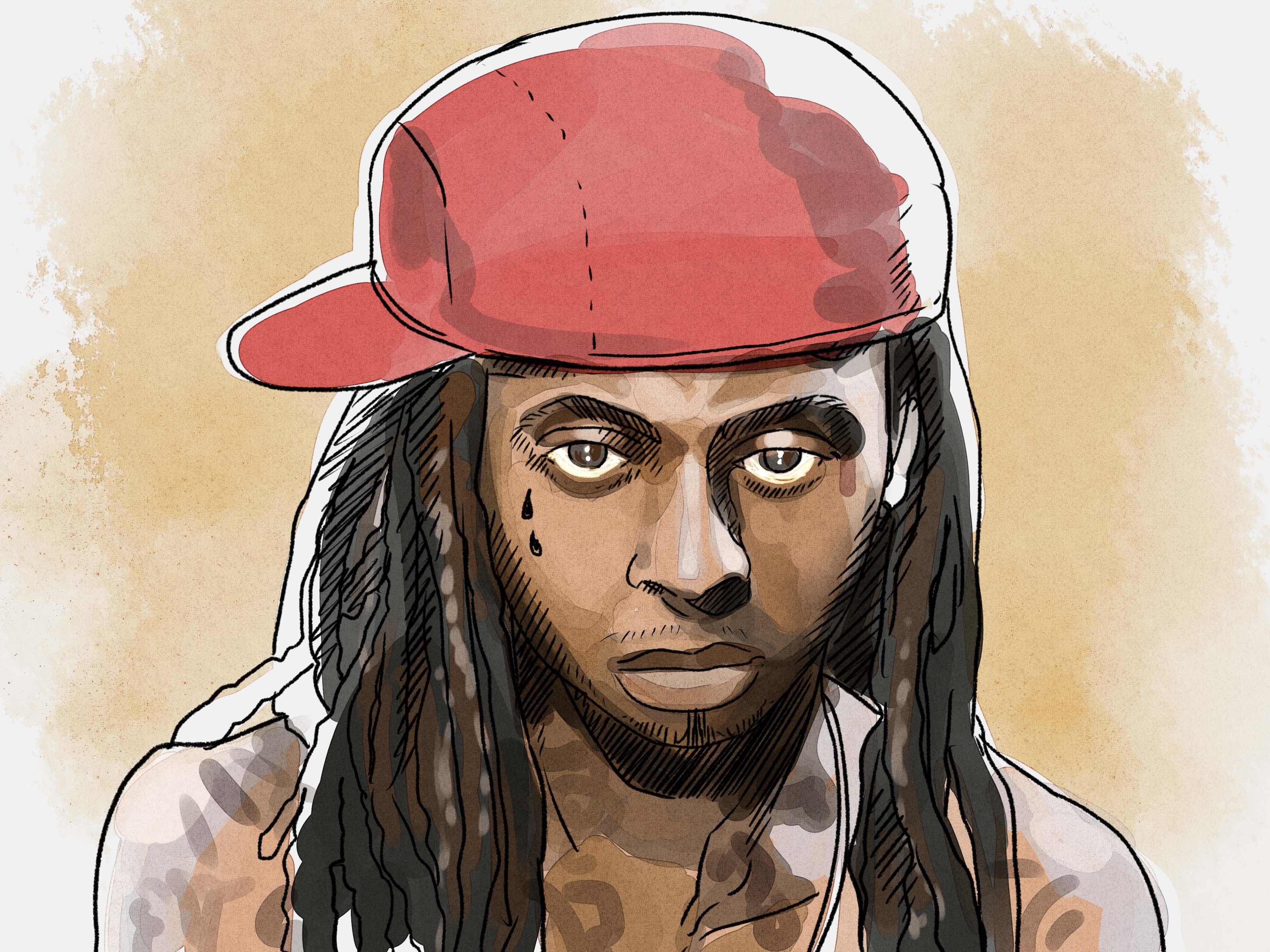 3200x2400 How To Draw Lil Wayne 13 Steps (With Pictures)