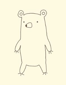 234x300 Simple Line Drawing Rabbit Mimi's Room Rabbit