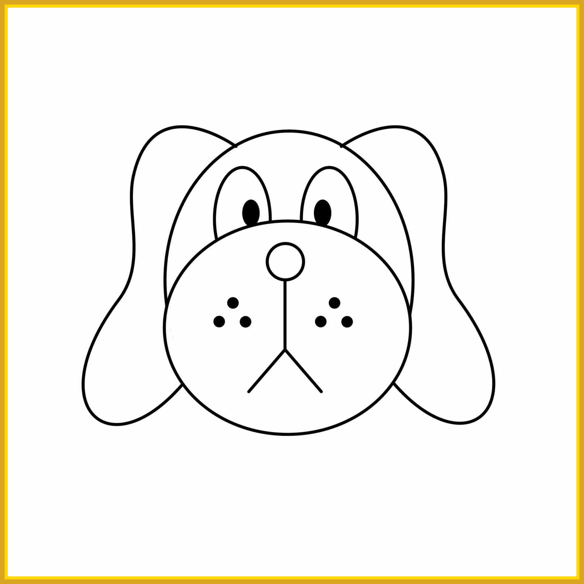 1949x1949 Fascinating Simple Dog For Kids Line Drawing Of A Pics Cute Puppy