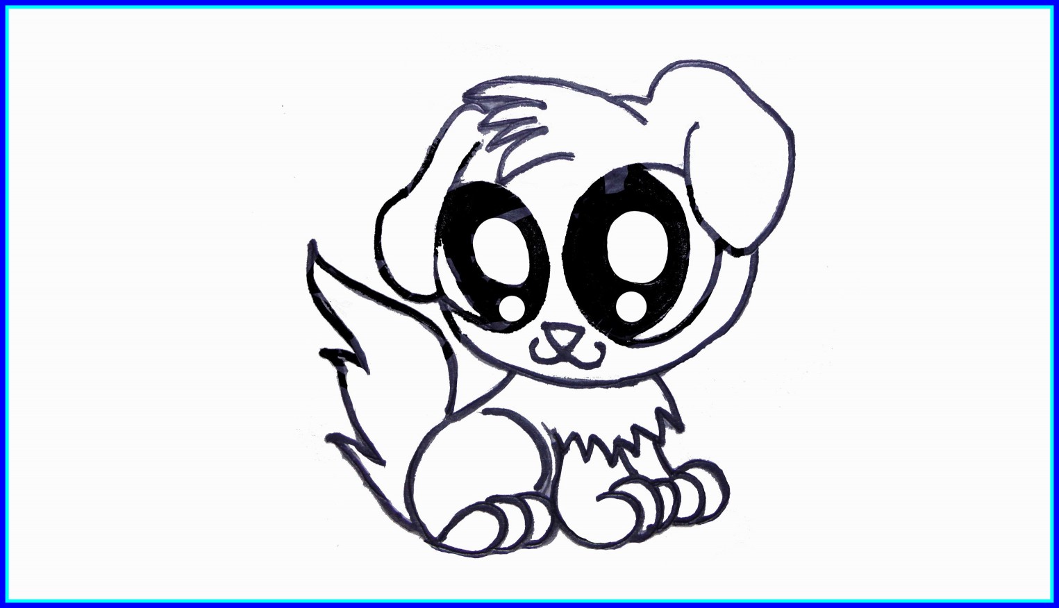1525x876 Fascinating How To Draw Cute Puppies Drawing Easy Pic For Puppy