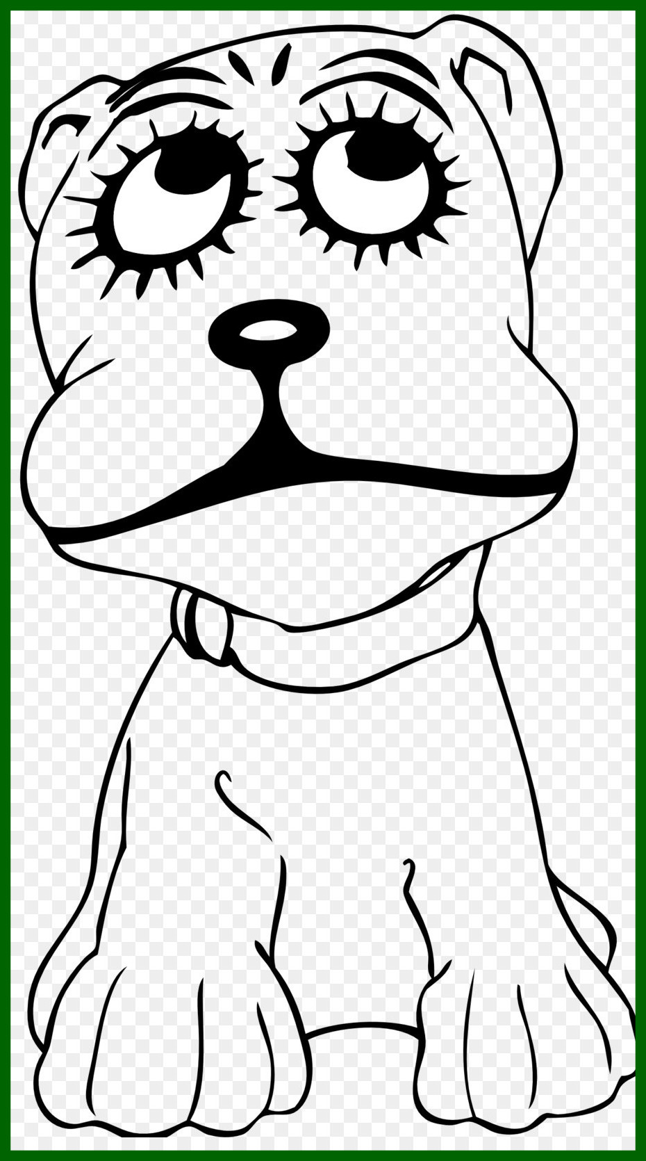 930x1670 Shocking Dog Puppy Cartoon Clip Art Line Of Png For Drawing Styles