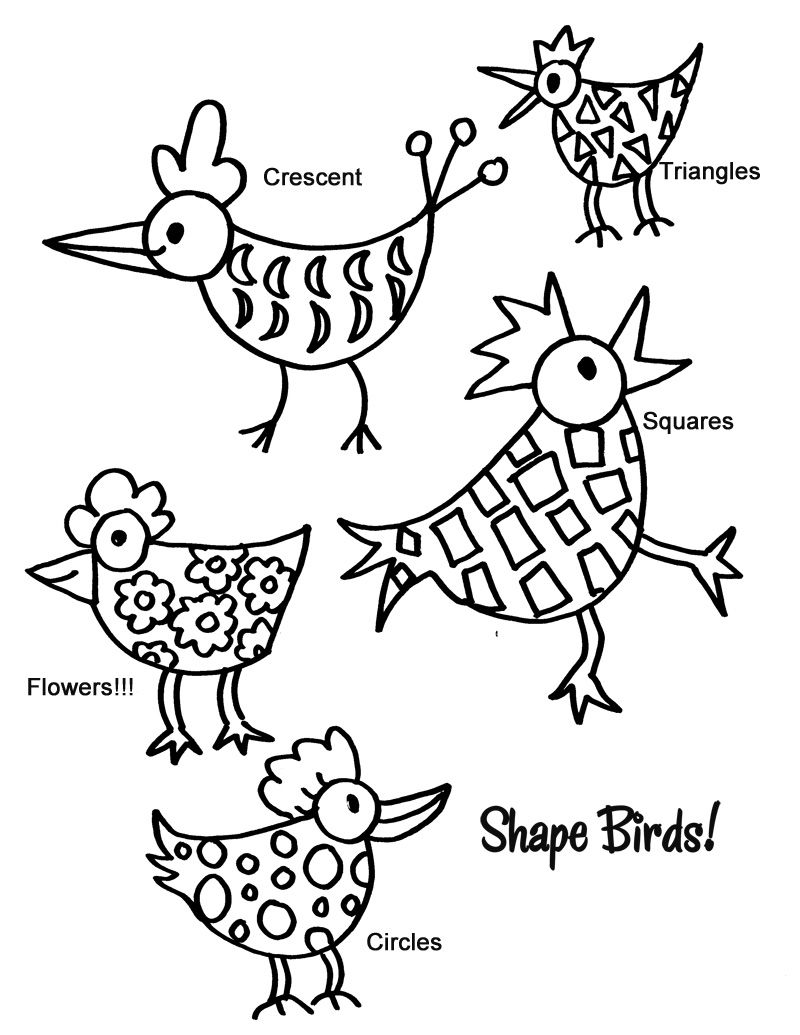 800x1035 Watercolor Shape Birds For Kinder Deep Space Sparkle, Deep