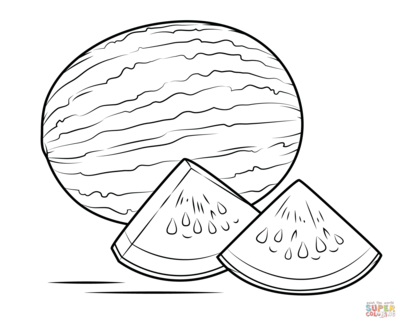 400x322 Melon Drawing For Kids. Cheap Letter M Coloring Abcus Free