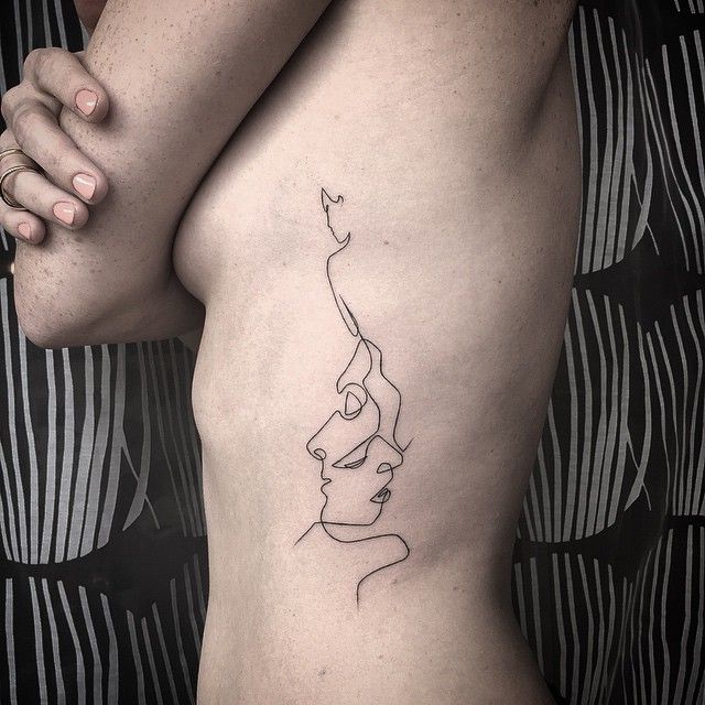 640x640 47 Best Black Line Work Inspo Images By Inkbox Tattoos