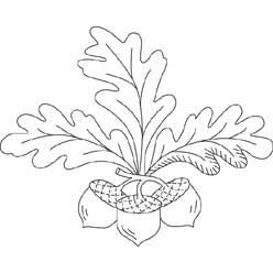 248x248 Acorns, I Think This Would Be Gorgeous Done On Napkins. A Linen