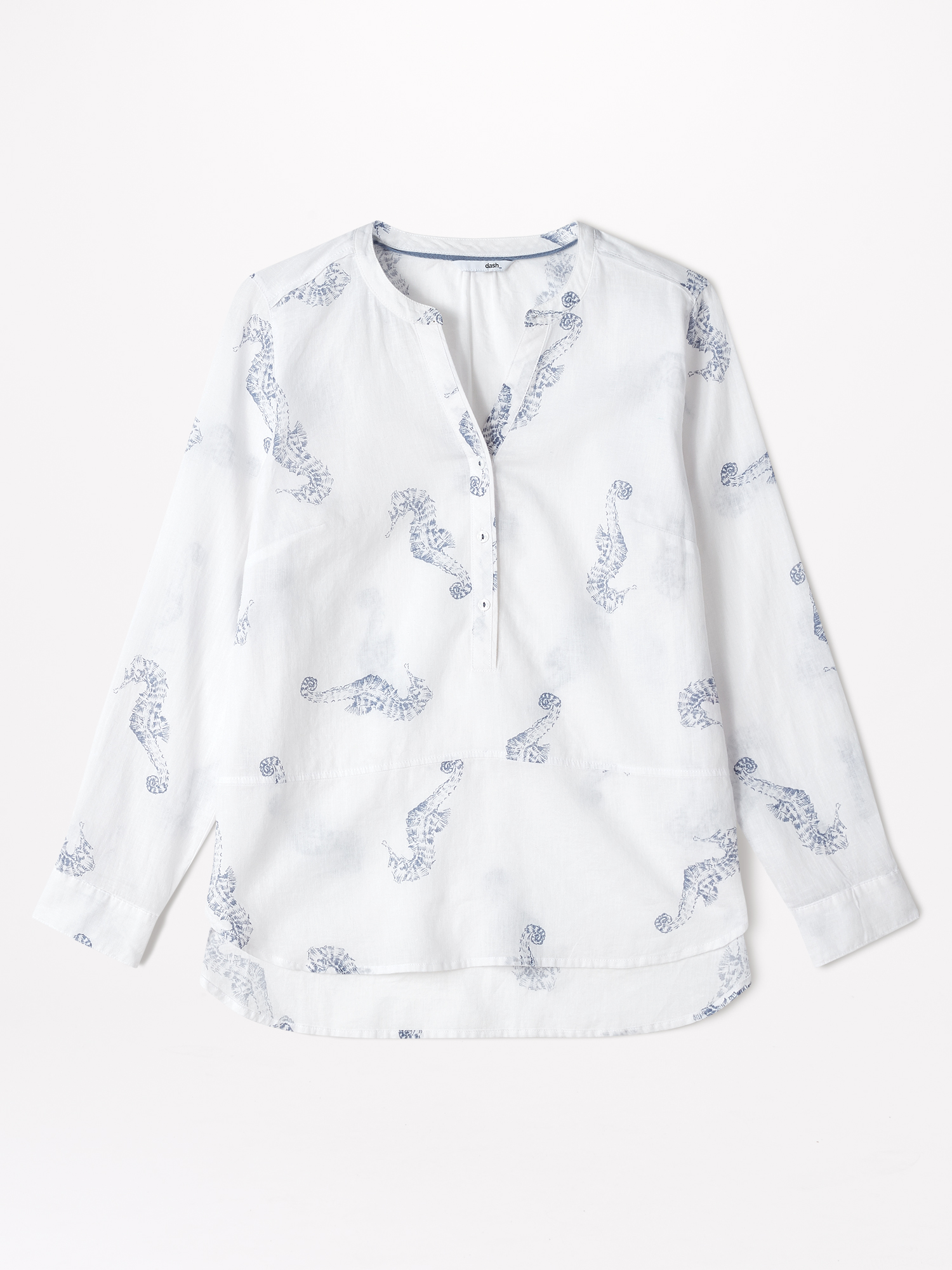 1500x2000 Seahorse Linen Blouse Just Last Season