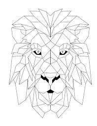 197x255 Lion Geometric Tattoo Designs Musings Geometric
