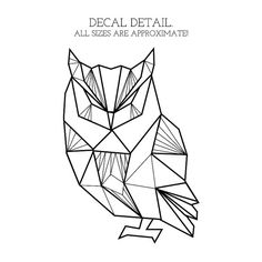 236x236 Geometric Lion Drawing