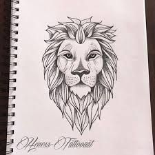 225x225 Resultado De Imagem Para Geometric Lion Drawing Desenhos Fodas