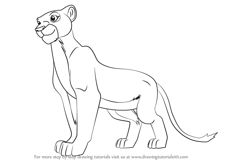 800x566 Lion King Coloring Colouring Pages With Regard To Nala 6