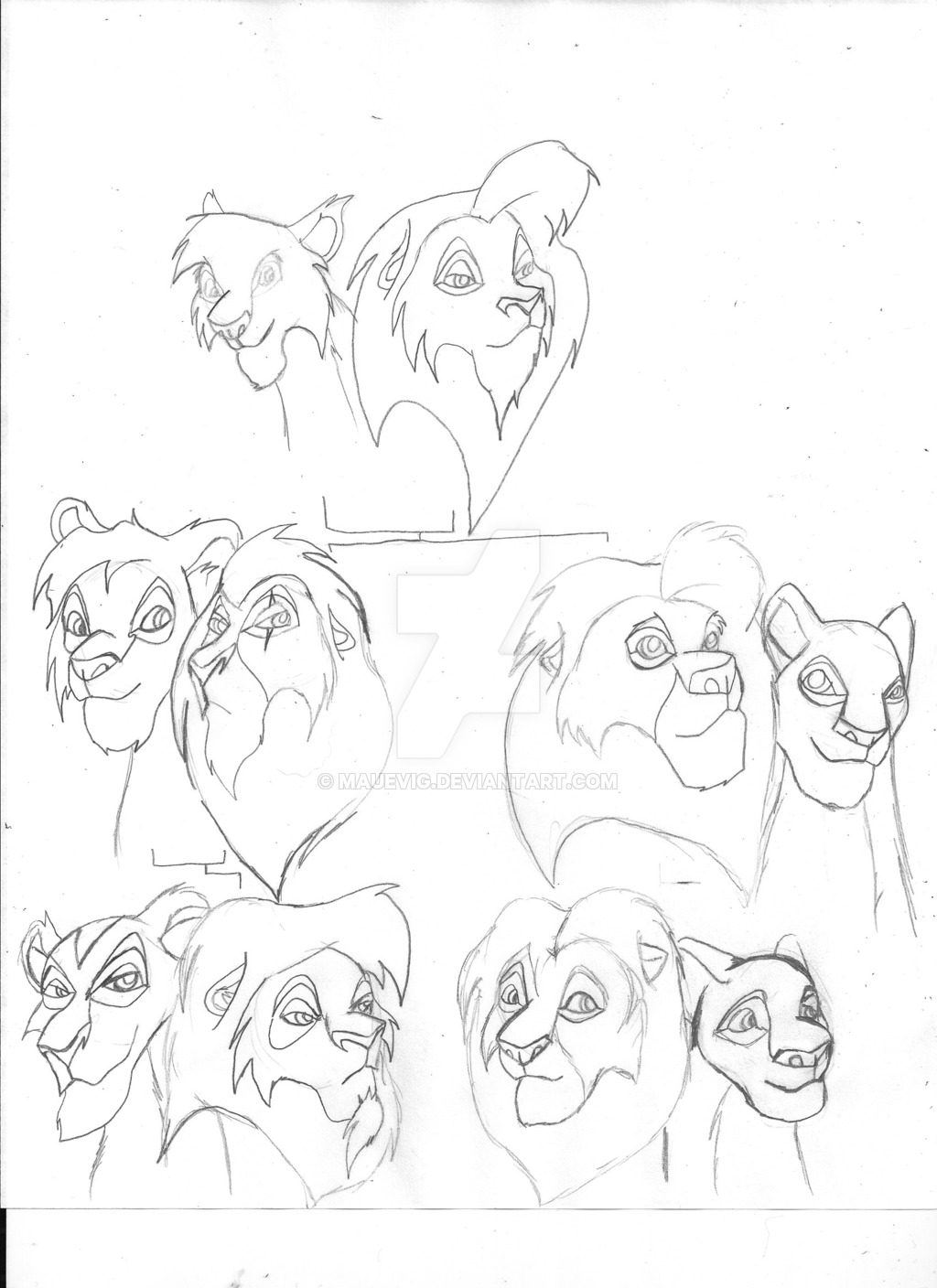 1024x1408 Lion King Family Tree Generation 1 By Mauevig