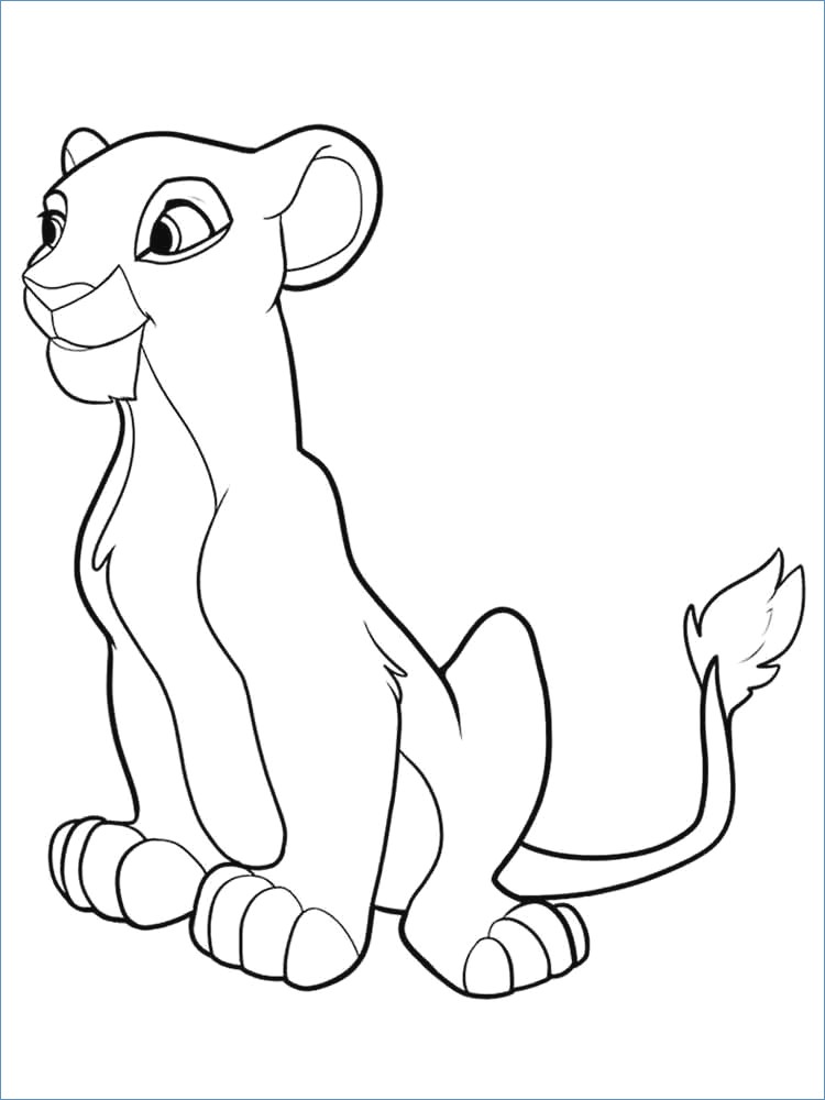 750x1000 Nala The Lion King Coloring Page