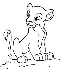 236x286 Simba Sleeping On Branch Of Tree Lion King Coloring Page Kids