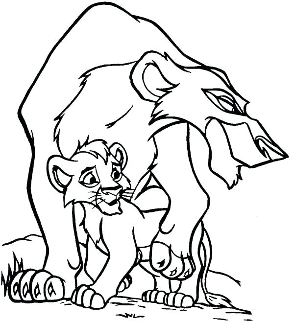600x658 Coloring Page Lion Lion Cub Coloring Pages Coloring Pages 1