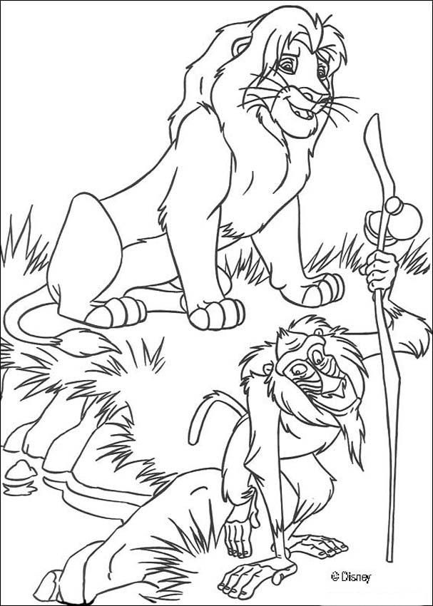 607x850 The Lion King Coloring Pages