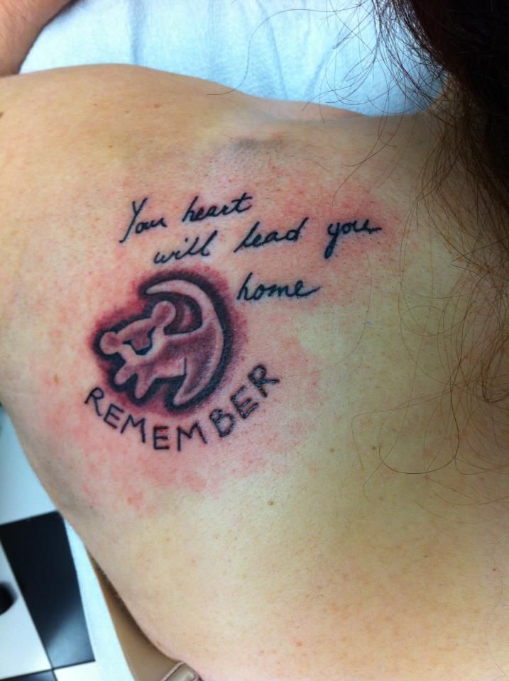 717x960 Tattoo Tribute By Ekf501 On Cub And Lion King Tattoo