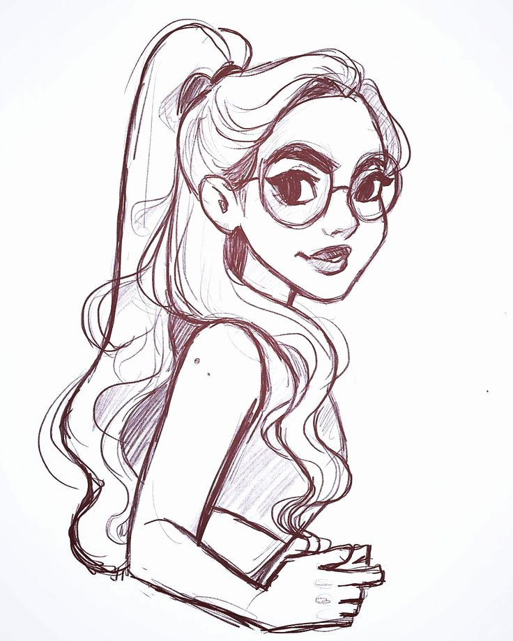 736x920 Small Easy Drawings Best 25 Cute Girl Drawing Ideas