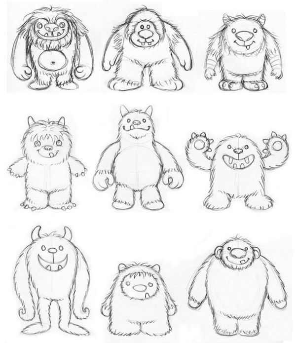 600x695 Little Monsters ) Monsters Amp Company Monsters