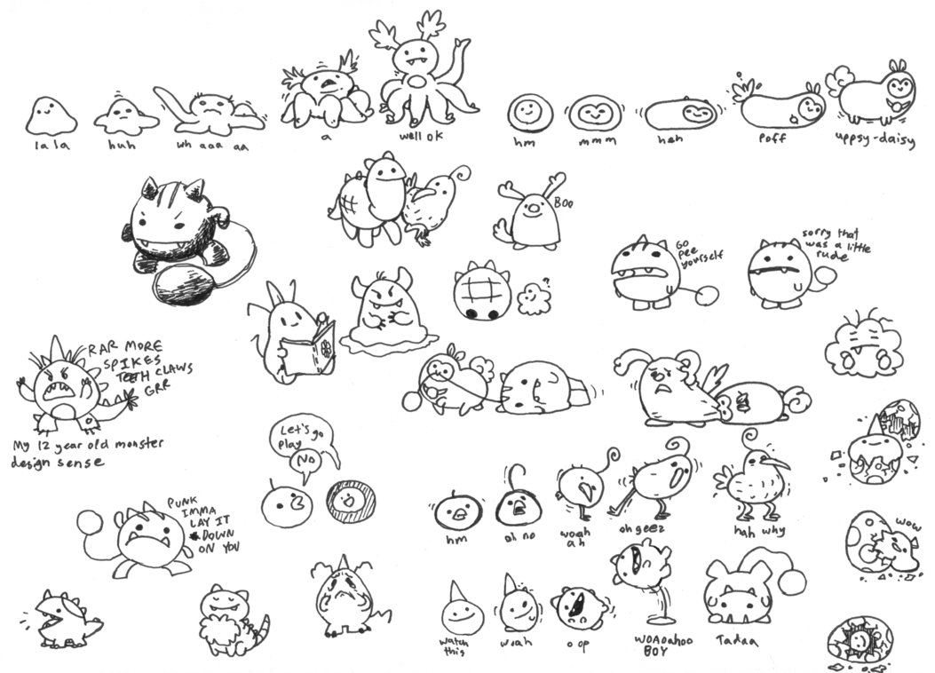 1053x758 Little Monsters By Momogirl