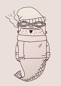 213x300 Little Monster Drawings Fine Art America