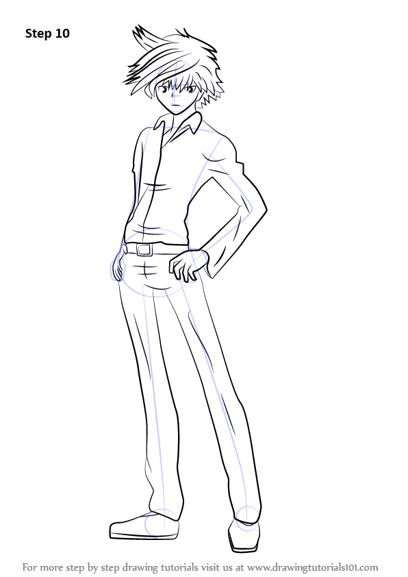 596x842 Learn How To Draw Chika Akatsuki From Zombie Loan (Zombie Loan