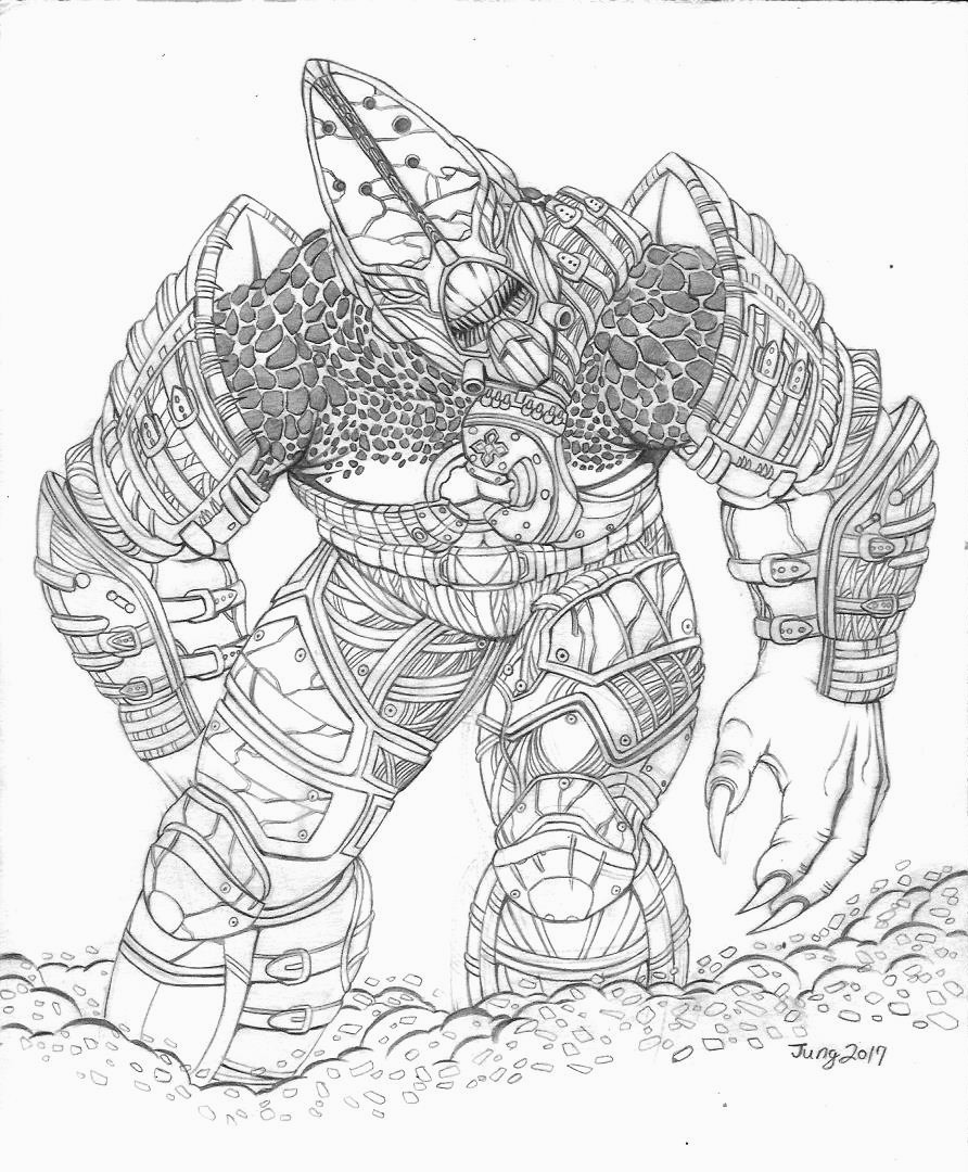 892x1080 Locust Hunter By Jungmeister On Newgrounds