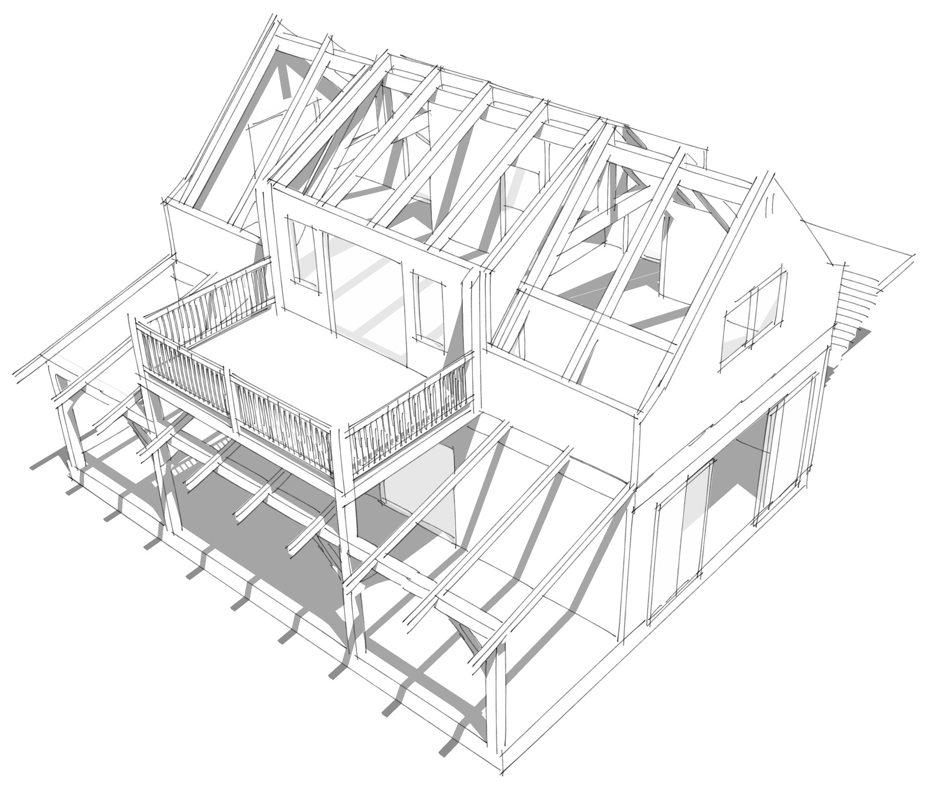 1818x1544 Opossum Creek Garage