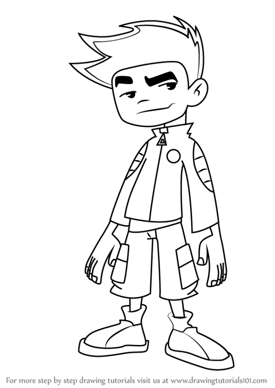 567x800 Learn How To Draw Jake Long From American