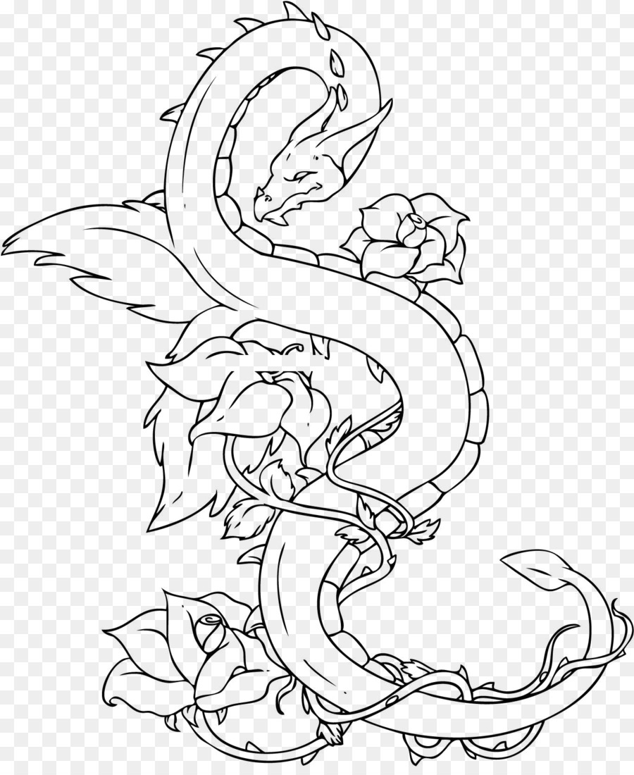 900x1100 China Chinese Dragon Drawing Tattoo