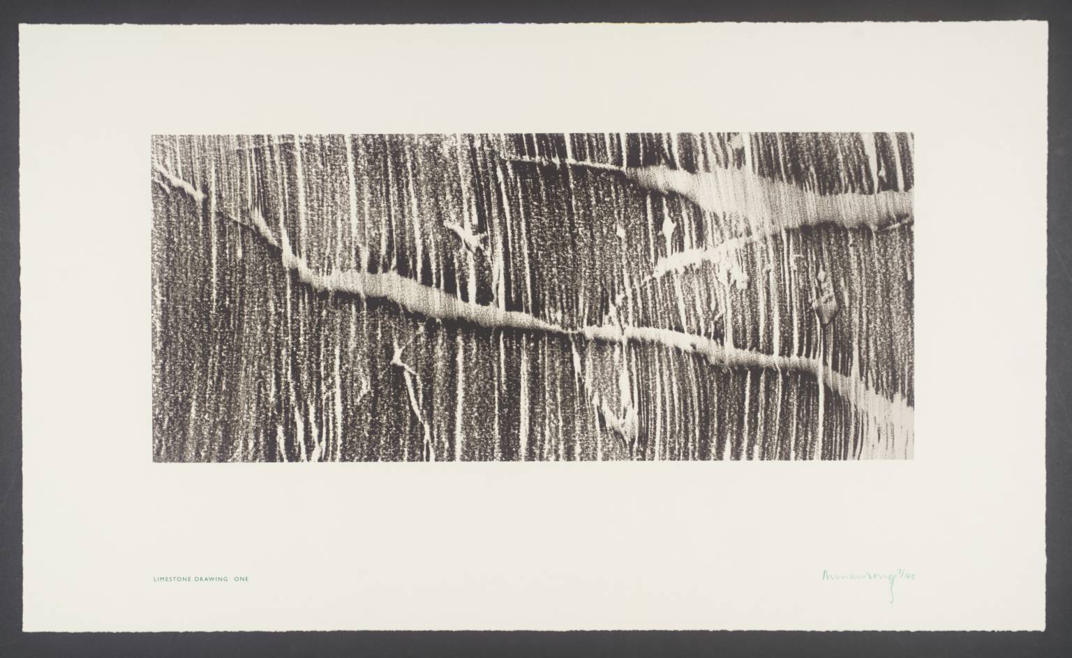 1536x944 Limestone Drawing One', Richard Long, 2002 Tate