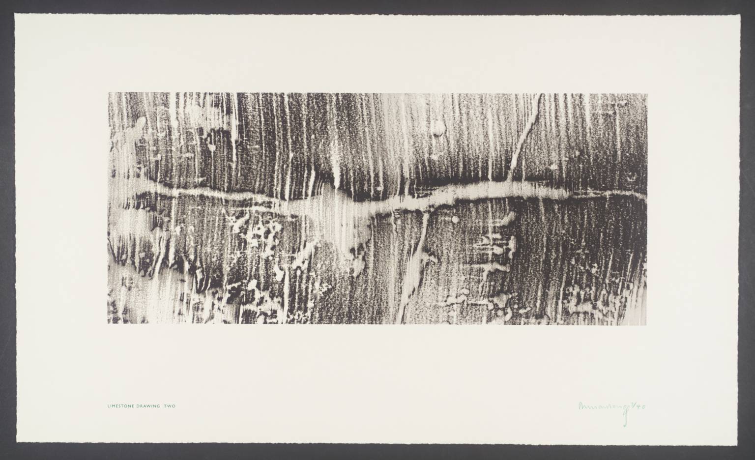 1536x936 Limestone Drawing Two', Richard Long, 2002 Tate