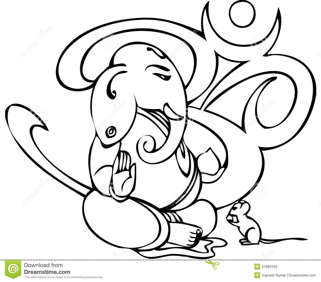 1300x1140 Pictures Ganesh Line Drawings,
