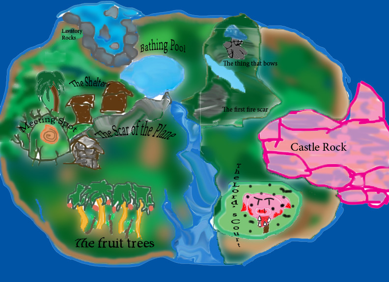 792x576 Lord Of The Flies Island Map By Dinjzie