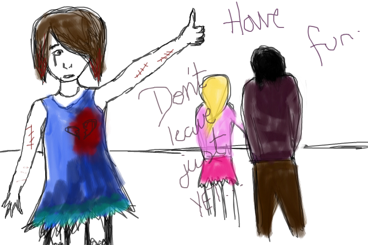 750x500 Lost Love A Horror Speedpaint Drawing By Thepalinkka