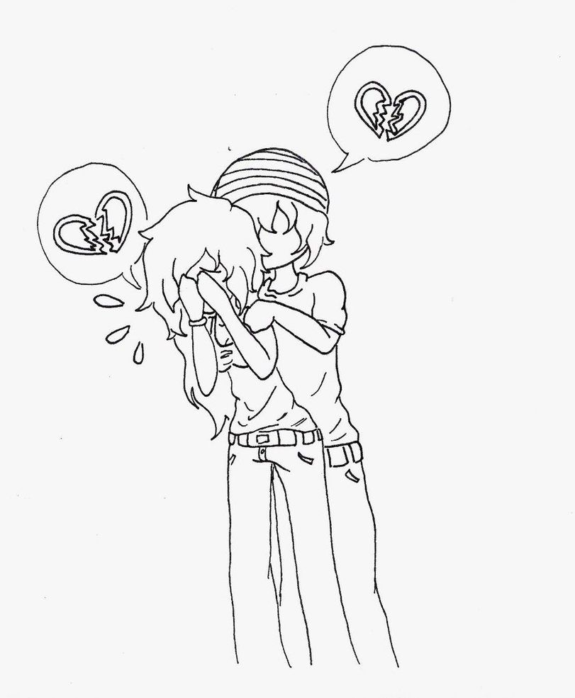 811x985 Emo Heart Drawings Emo Heart Drawings Emotion Httpwww.pic2fly