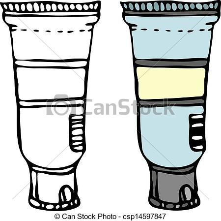450x449 Cosmetics Lotion Tube Vector Sketch. Isolated Vector Eps Vector