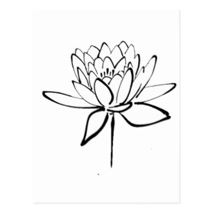 307x307 Lotus Flower Drawing Cards